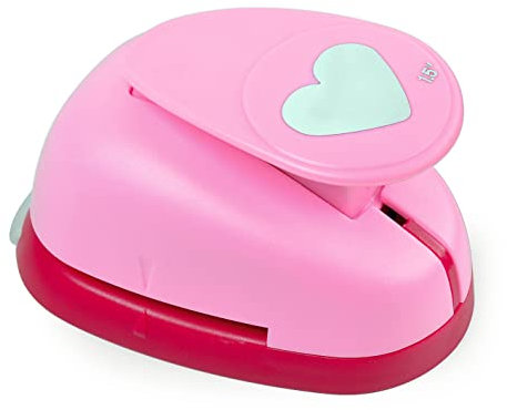 efco 1793023 Stanzer L, Herz Motivstanzer, Kern: Metall, Pink, 9,5 x 6,5 x 6 cm