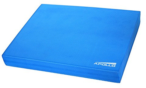 Apollo Pilates Yoga Balance Pad de la Marque 45 x 35 x 5 cm - Bleu | Coussin d´Assise Aussi idéale pour la Gymnastique, Le Yoga et Le Pilates/Coussin d´Assise/Coussin, Tapis de Coordination…