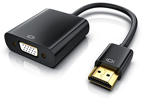 Full HD miniHDMI auf VGA Adapter + Audio-Übertragung Line out - mini HDMI to VGA adapter incl. 3,5mm audio output - Adapter Konverterkabel inkl. HDCP - 1080p Full HD HDTV - digital zu analog