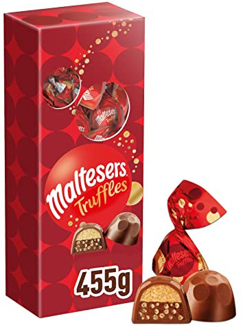 Maltesers Milk Chocolate Truffles, 455g, Chocolate Gifts, Large Box of Chocolates