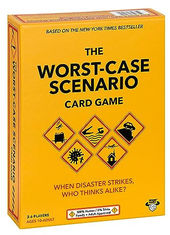 Worst-Case Scenario Card Game: Match Players' Rankings of Five Scenarios - Black