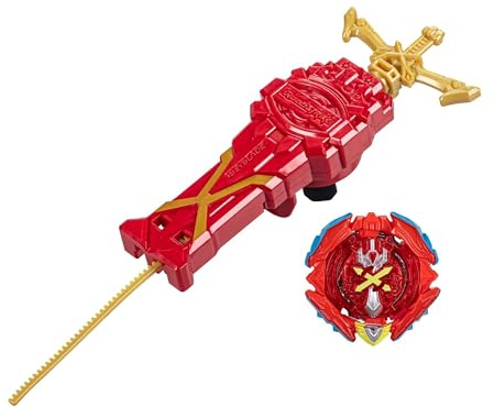 Beyblade Burst QuadStrike, Pack Lanceur Puissance et Vitesse Xcalius, Ensemble de Combat avec Lanceur Xcalius et toupie