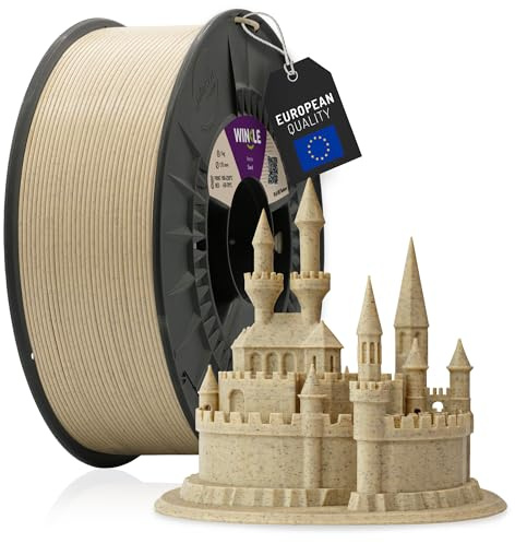 WINKLE Filamento PLA HD Texture Arena 1.75mm 300g, Filamento Impresora 3D | PLA Texturizado Compatible con Todas las Impresoras, Precisión Dimensional +/- 0.03mm, Fabricado en España