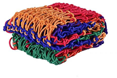 Kletternetz Kinder Outdoor Buntes Sicherheitsnetze,für Freiensport-Entwicklungstraining, Garten,Outdoor, Indoor, Spielplatz Kinder kletternetz für spielturm Durchmesser 8mm Abstand 10cm 3x4m