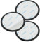 3 Pack 8CM Disques de Fixation Adhésifs pour Tableau de Bord, Support à Ventouse avec a Adhésif Résistant à la Chaleur Accessoire Universel pour Coiture Support GPS Voiture pour Tableau de Bord