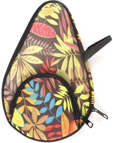 ieron Premium Table Tennis Bat Cover med bollpåse - Lätt Ping Pong Paddle Case, Pocket Bordtennis Bat Cover kan hålla tre bollar