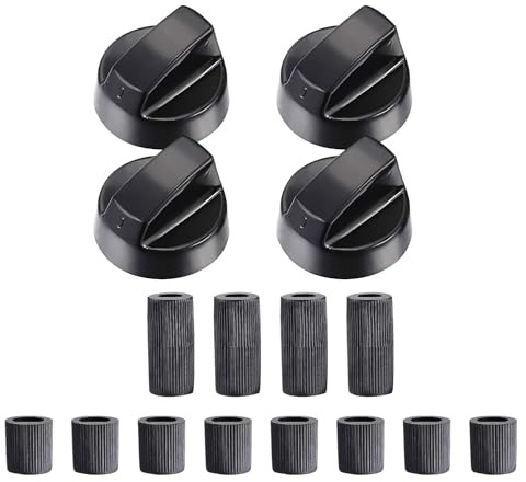 Botones de control para horno, 4 piezas de repuesto para quemador de cocina, reemplazo de botones de control, para cocina de cocina, estufa de y varios hornos