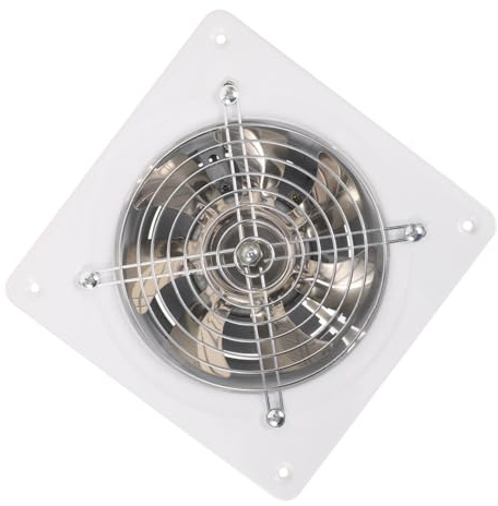SOIMISS Ventilador Extractor de Ventilación de Acero Inoxidable para Cocina y Baño Ventilador de Reemplazo Compacto para Oficina y Lavandería Sistema de Extracción de Humos Silencioso y