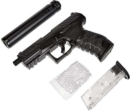 Walther Softair - Pistola de aire comprimido Pistola airsoft PPQ Navy Kit de 0,5 julios, negro, talla única