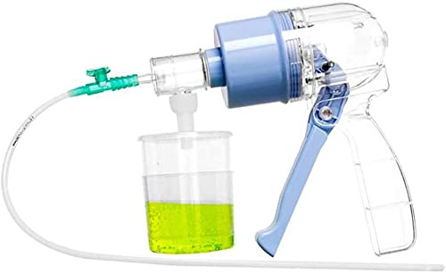 vikitim Manuell sugpump, bärbar slem slem sekretionsmaskin, sugpump suganordning för daglig användning hemma eller vid nödsituationer för äldre och barn