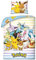 Halantex Pokemon Bettwäsche, 100 % Baumwolle, Bettbezug 140 x 200 cm + Kissenbezug 65 x 65 cm