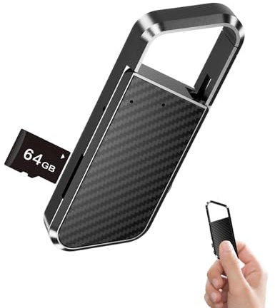 NekSide Diktiergerät mit Spracherkennung –Aufnahmegerät, Mobile Rekorder mit DSP3.0 OTG-fähig, 64GB/1600h Inhalte-Lange Aufnahmen Voice Recorder, diktiergerät mini für Interview/Meeting/Vorlesungen