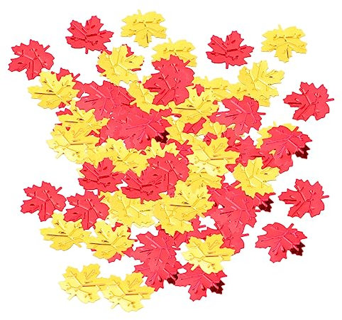 Cabilock 300 Pezzi Confetti Foglie Acero per Halloween e Ringraziamento Sacchetti da Decorazioni per Feste Facili da Spargere e Appendere Materiale Premium Versatile per e