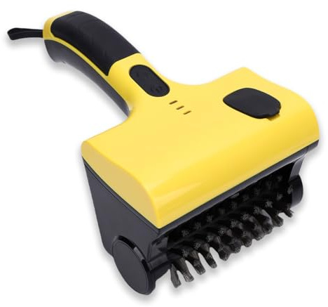 YUEHISY Cepillo de Parrilla Eléctrica Multi Funcional, Inalámbrica, Potencia de 60 W Recargable, Limpiador de Mosaicos de Barbacoa sin Esfuerzo, 992G