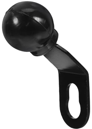 DOITOOL Base de Bola de Manillar para Soporte de Teléfono de Motocicleta, Aleación de Aluminio Negra, Multifuncional y Duradera para Espejo Retrovisor