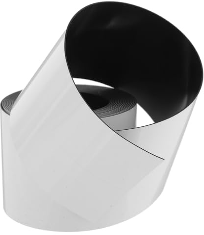 TEHAUX Étiquettes Magnétiques Réutilisables 50 MM en Film PET Souple pour Organisation Maison et Tableaux Blancs Effaçables