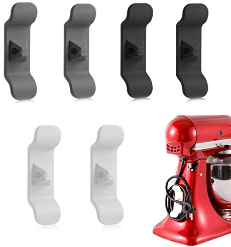 6 Pcs Cord Holder for Kitchen Appliances Self Adhesive Cord Organizer Cable Cord Winder Cord Bundlers for Mixer Blender Coffee Maker