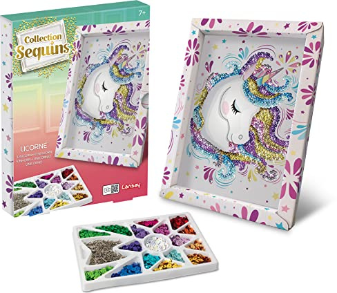 Lansay - Collection Sequins - Einhorn - Manuelle Tätigkeiten - Ab 7 Jahren