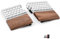 NocFree Wireless Ergonomic Split Mechanical Keyboard with Wrist Rest- Tactile, RGB, Foam, Hot-Swappable, Compact 60% Layout, Palm Rest, Programmable for Mac & Windows, PBT Keycaps