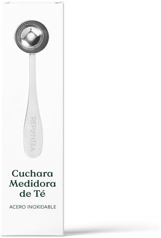 Replantea - Cuchara Medidora para Té e Infusiones a Granel | Cuchara de Té de Acero Inoxidable | Medición Precisa para la Dosis Perfecta en Cada Infusión