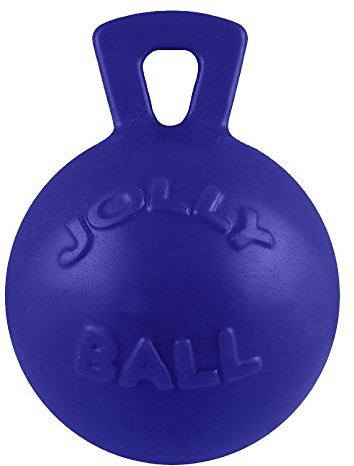 Horsemen's Pride Tug-n-Toss Jolly Ball, 6-Inch, Blue 406 BL
