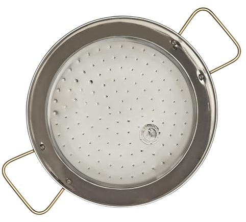 Garcima 10-Inch Stainless Steel Paella Pan, 26cm