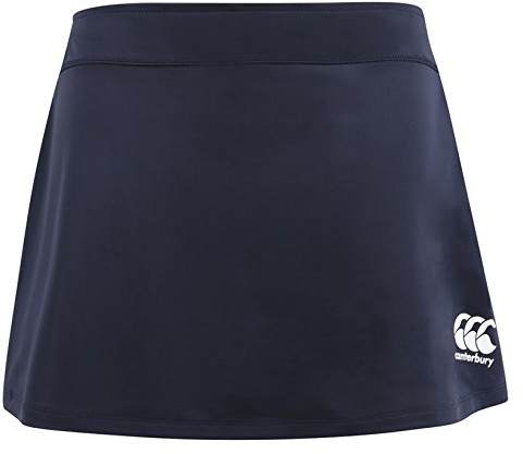 Canterbury Junior Unisex Plain Team Skort | Netball and Hockey | Concealed Shorts Skort, Navy, 12