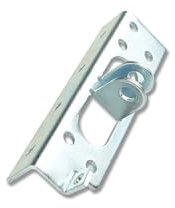 SCHARTEC Universal Door Leaf Holder Wide with Guide Eyelet for Emergency Release Attachment Gate Carrier Garage Door Leaf Replacement Part Garage Door Operator Bracket