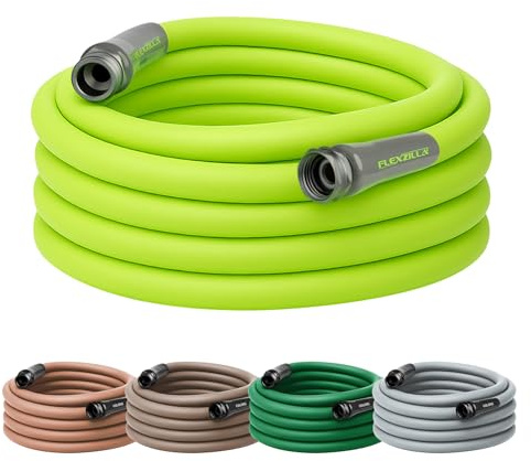Flexzilla Garden Hose 5/8 in. x 50 ft., Lightweight All-Weather Water Hose, Durable and Flexible, Leak-Free Connections
