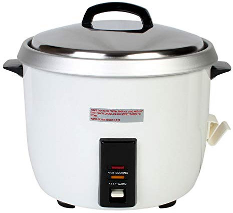 Thunder Group SEJ50000 30-Cup (Uncooked) 60-Cup (Cooked) Rice Cooker/Warmer, White