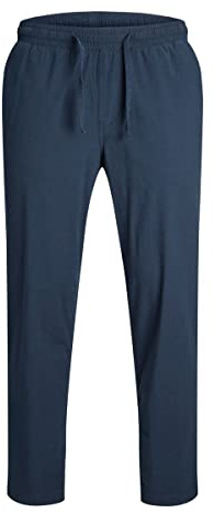 JACK & JONES JPSTACE JJBREEZE Linen DEK Leinenhose, Blazer Bleu Marine, M Homme