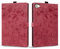 Rosbtib Funda para Huawei MediaPad M5 Lite 10.1 Pulgadas, Flip Cover Magnética Ranuras para Tarjetas PU Cuero Cover Huawei MediaPad M5 Lite 10 10.1 (2018), Rojo