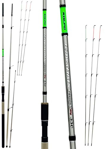 Kolpo Kmathrix Feeder 270mt in carbonio alto modulo 50 gr sottile con 3 vette in carbonio