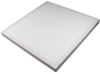 ENOVALITE LED Panel, Deckenleuchte, 62x62cm, 3600lm, 4000K, 36W, inkl. Trafo, Rasterleuchten, Einlegeleuchte, Büroleuchten (mit Aufbaurahmen, 1 Stück)