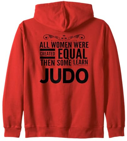 Sensei Japonais pour Apprendre Le Judo pour Femme Sweat à Capuche