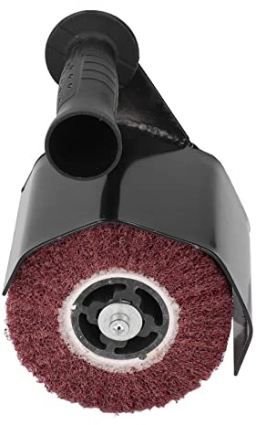 Hamwesh Lucidatrice per Lucidatura, Lucidatrice Portatile Multifunzione con Impugnatura Comoda, Strumento Levigatore con Ruota Lucidante a Grana 80 e Kit Completo Albero M10 per Legno e Metallo