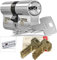 DOM iX Twido 333iX7TWMTB Modular-Doppelzylinder mit 10 Schlüssel, Länge (a/b) 35/60mm (c= 95mm), mit Sicherungskarte, mit Not- u. Gefahrenfunktion und erhöhtem Bohrschutz