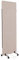 hjh OFFICE Mobile Akustik Trennwand einzeln 177 x 60 cm FLEXMIUT Stoff Taupe Raumteiler Mittelpanel mit Rollen & Gleiter 891003