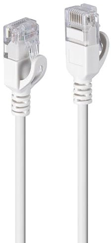 Lindy 47580 Cavo di rete Cat.6A U/UTP LSZH ultra sottile, grigio, 0,3 m