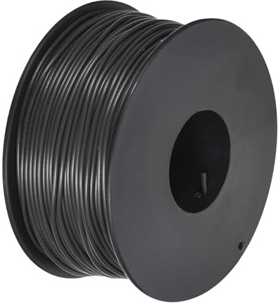 QUARKZMAN Filo 28AWG Calibro 28Filo Intrecciato in PVC Cavo Collegamento, Cavo Elettrico UL1007 Bobina Filo Rame Stagnato 50M/164 Piedi Nero per Collegamenti Interni, Marino