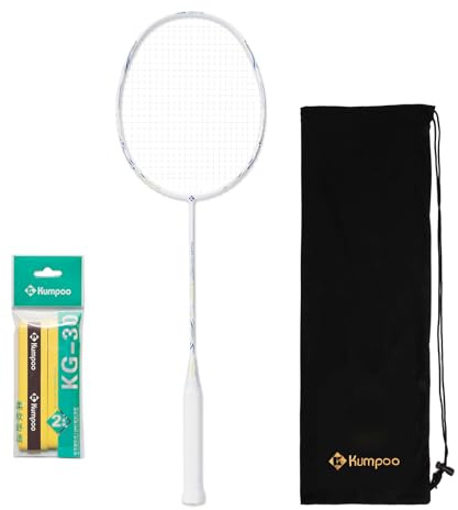 KUMPOO Raqueta de bádminton K520PRO azul