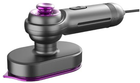 GOSIA Mini Fer à Repasser Portable de Voyage, Fer à Vapeur Portatif pour Vêtements, Mini Machine à Repasser, Vapeur de Vêtement, Repassage Sec et Humide, Prise UE