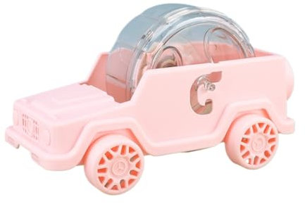 OMEM Hamster-Laufrad, Auto-Form, Laufrad, Hamsterübung, Kunststoff, S, Rosa