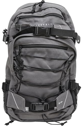 Forvert Canvas Louis Backpack, Various Colours, grey, Mittelgroße, Casual