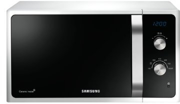 Samsung MG23F301TAS Encimera 23L 800W Plata - Microondas (Encimera, 23 L, 800 W, Giratorio, Plata, Electrónico)