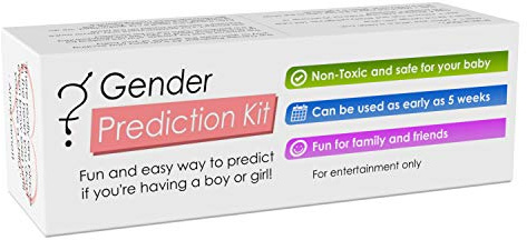 Baby Gender Prediction Test Kit - Early Pregnancy Prenatal Sex Test - Predict if Your Baby is a boy or Girl in Less Than a Minute from The Comfort of Your Home. Super Fun Gift for Reveal Party.