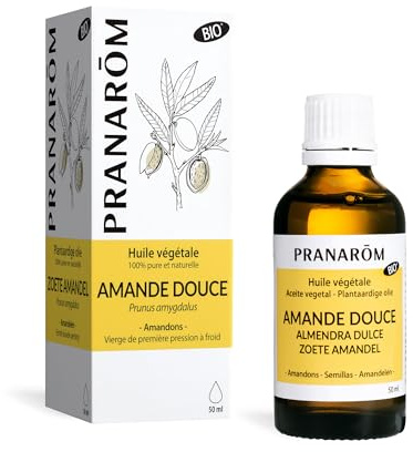 PRANAROM - Almendra Dulce Bio - Aceite Vegetal - Suavizante Y Protector - 50ml