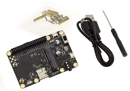 KALEA-INFORMATIQUE Cappello 3G 4G LTE per Raspberry Pi, Samsung ARTIK, Latte Panda o ASUS Tinker. per moduli MiniPCIe, con slot Nano SIM.