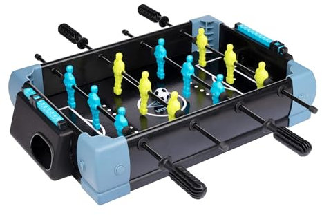 Umbro 5-in-1 Tisch Spiele - 40 x 30 x 25 cm - Fußball, Hockey, Basketball, Tennis und Bowling - Schwarz/Blau