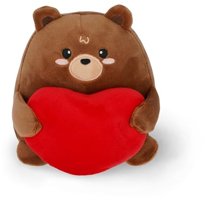 Legami - Peluche Super Soft!, Tema Teddy Bear, Tamaño Mini, con Tarjeta de Identificación Personalizable, se sostiene Solo, 14x15x12 cm